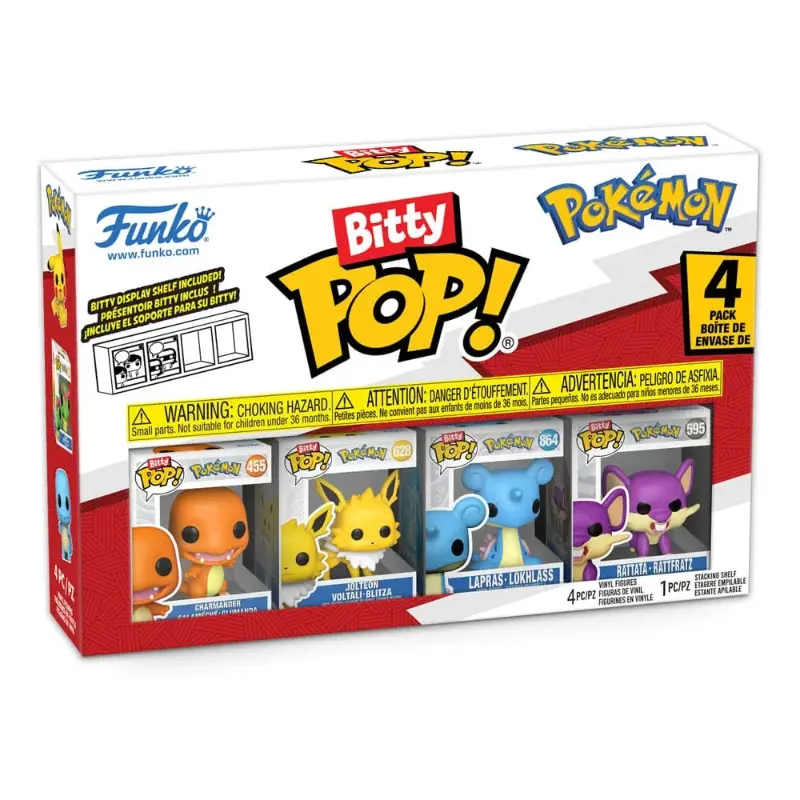 Pokémon Bitty POP! Vinyl Figure 4-Pack Series 2 - 2 cm